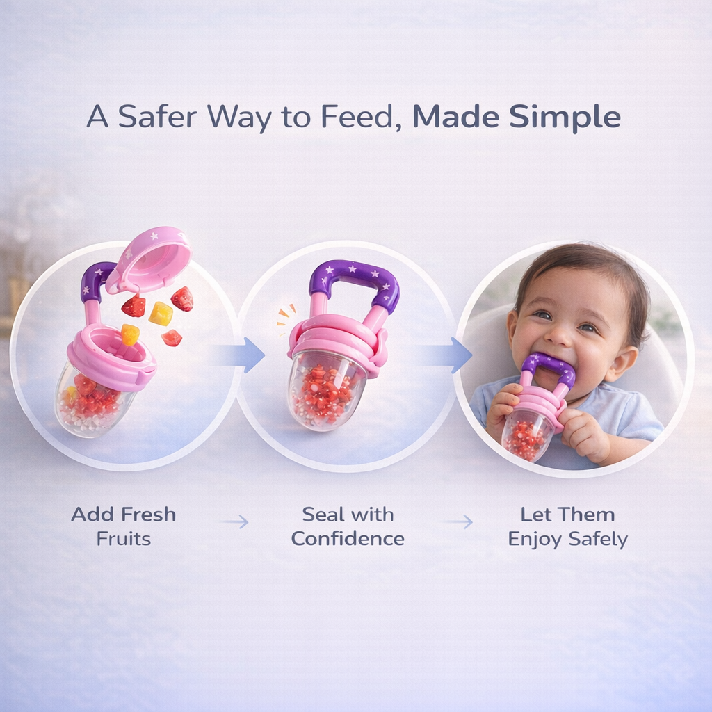 Babycudler SafeBite Fruits Feeder ( Pack of 2 )